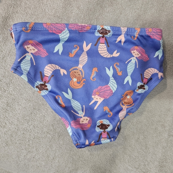 Toddler Girls 3 piece Mermaid Swim Set - Picture 8 of 8